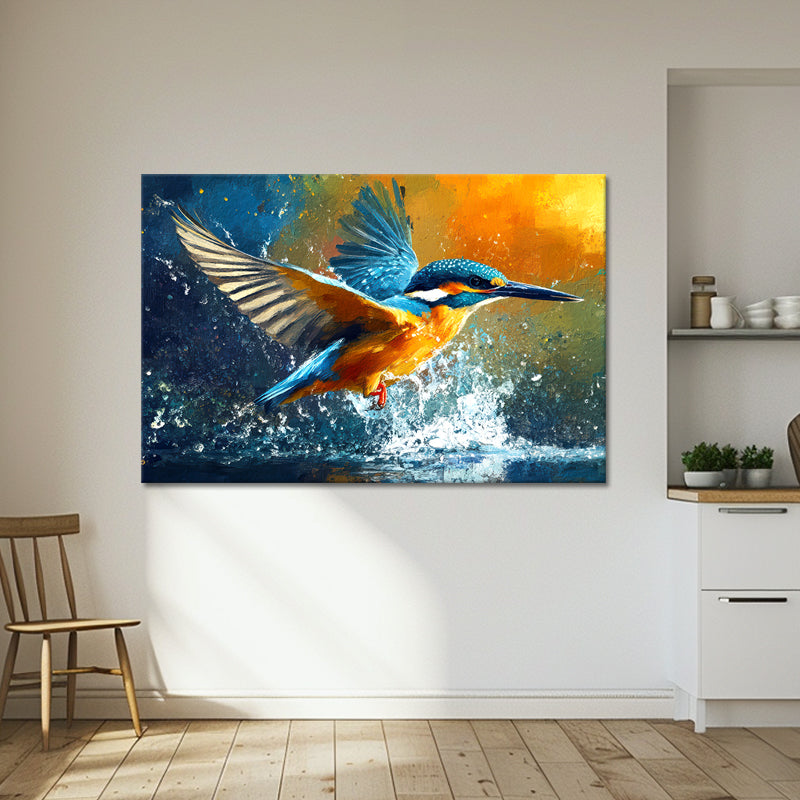 Gemälde Eisvogel II