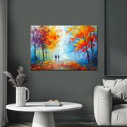 Wandelen schilderij