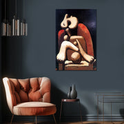 Frau im roten Sessel - Picasso