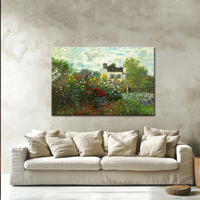 De tuin van Monet in Argenteuil - Monet