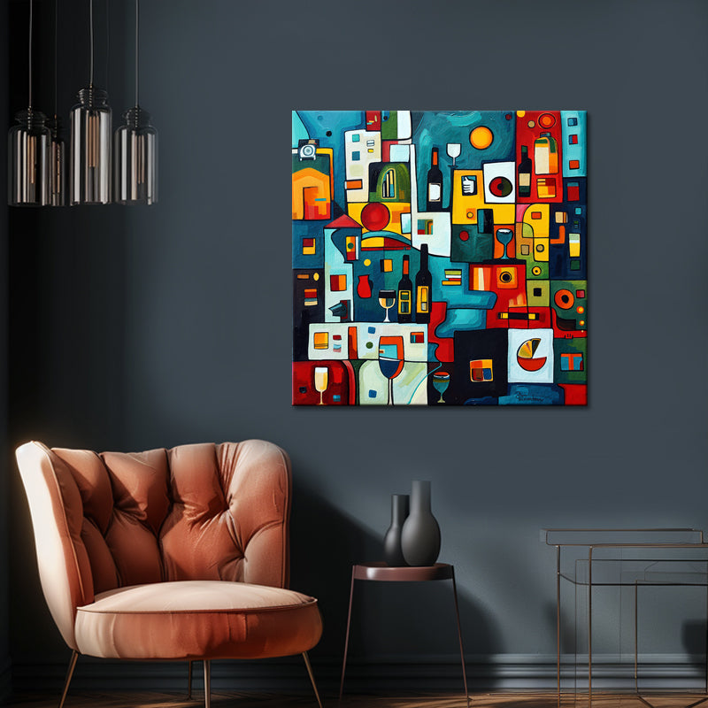 Abstraktes Küchenbild
