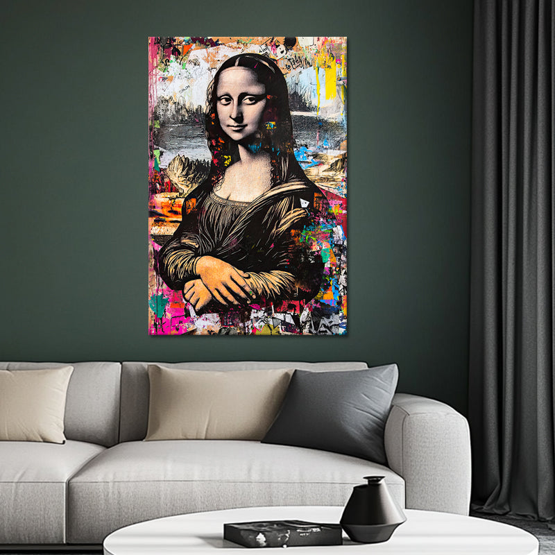 Mona Lisa schilderij mixed