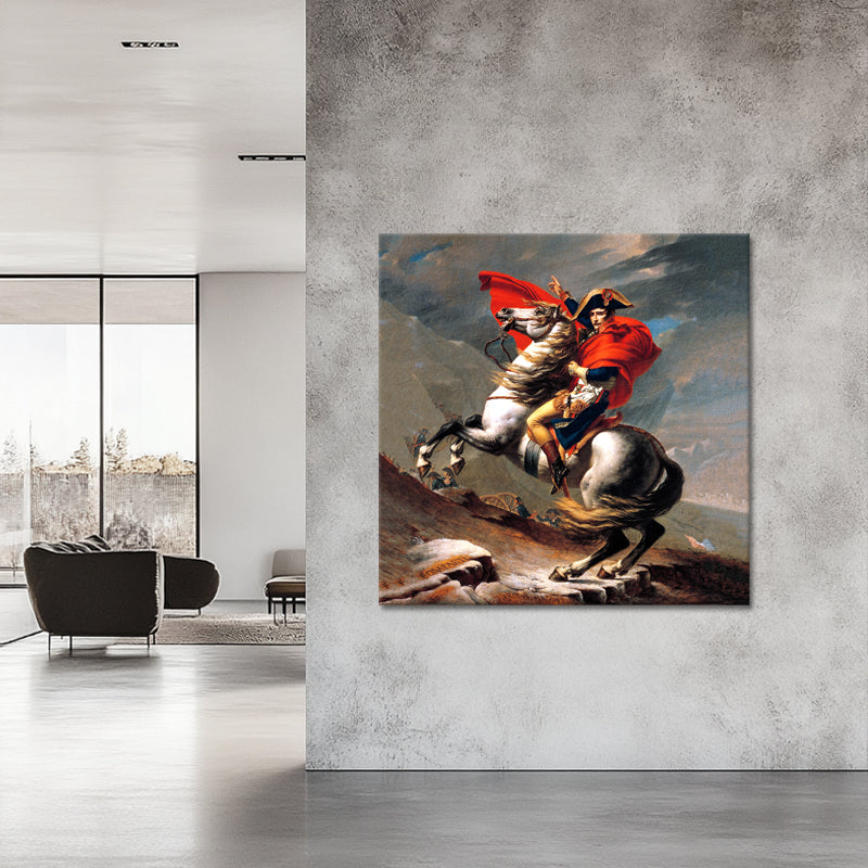 Napoleon beim Überschreiten der Alpen – Jacques-Louis David