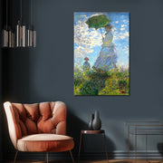 Frau mit Sonnenschirm - Monet