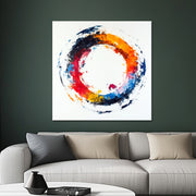 Abstract circle in circle