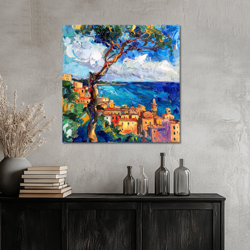 Landschap Art schilderij
