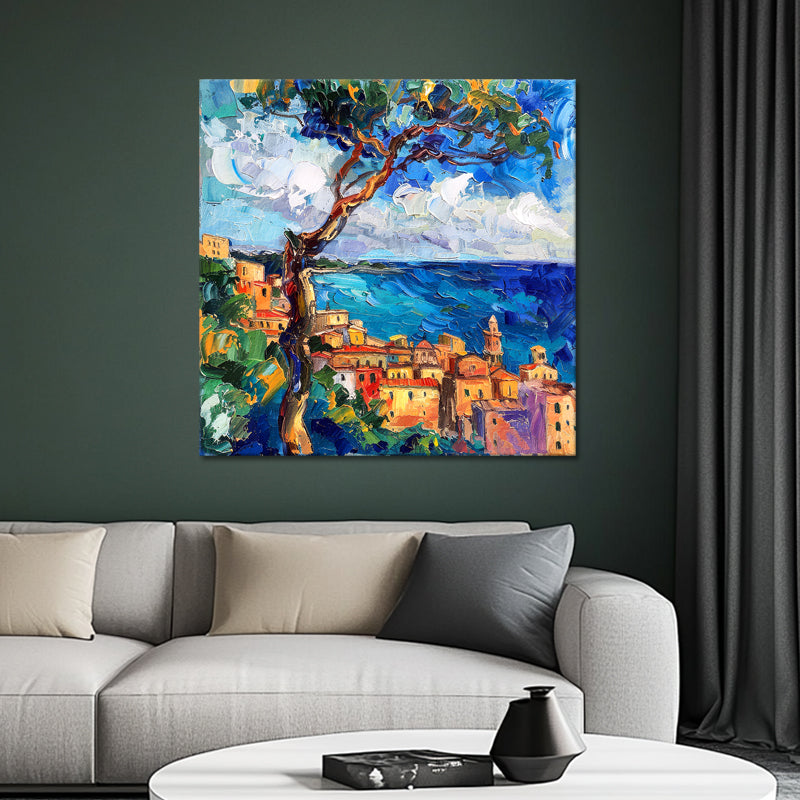 Landschap Art schilderij