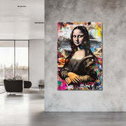 Mona Lisa schilderij mixed