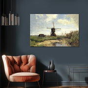 Zonnige dag een molen - Paul Joseph Constantin Gabriëlj