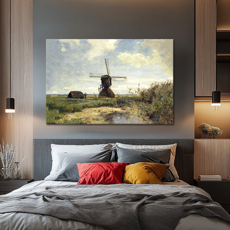 Zonnige dag een molen - Paul Joseph Constantin Gabriëlj