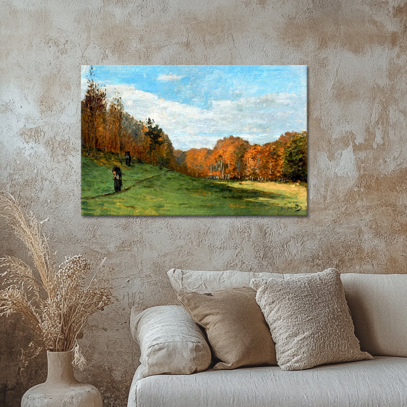 Holzsammler im Wald von Fontainebleau - Monet