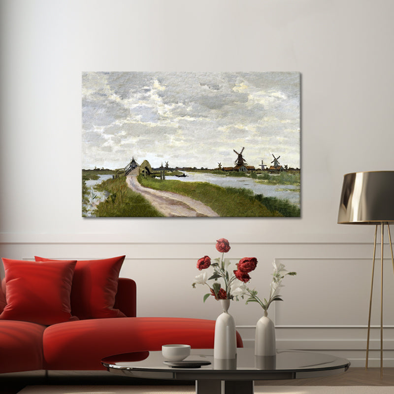 Windmühlen bei Zaandam – Monet