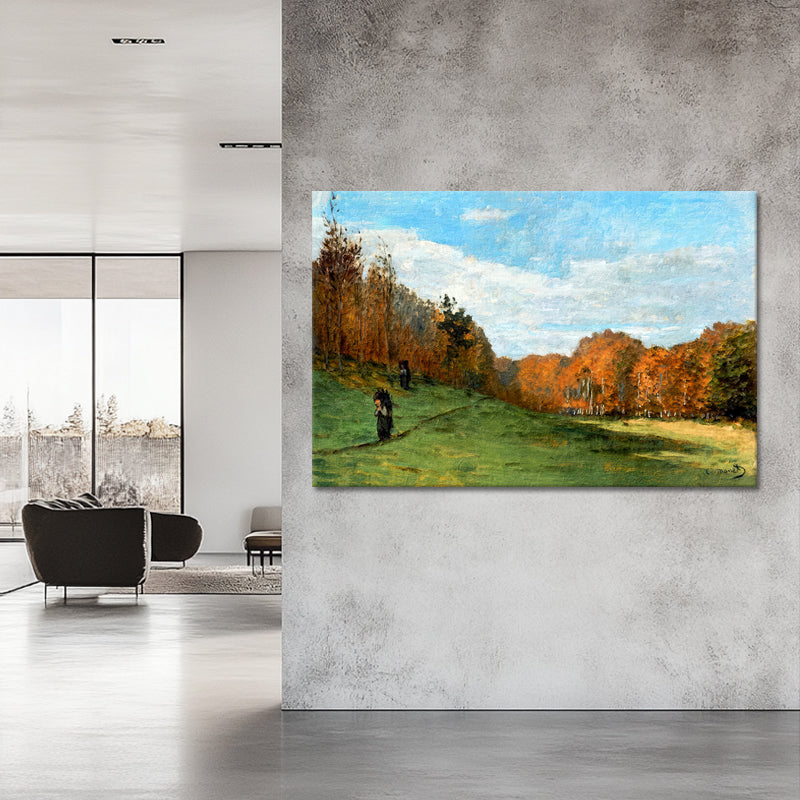 Holzsammler im Wald von Fontainebleau - Monet