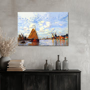 Die Zaan bei Zaandam - Monet