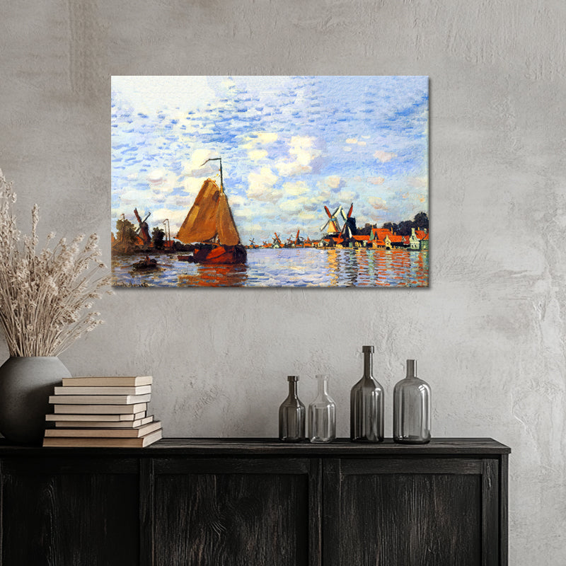 Die Zaan bei Zaandam - Monet