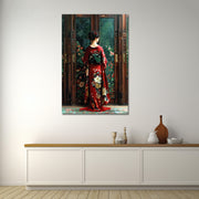 Japanische Frau im Kimono