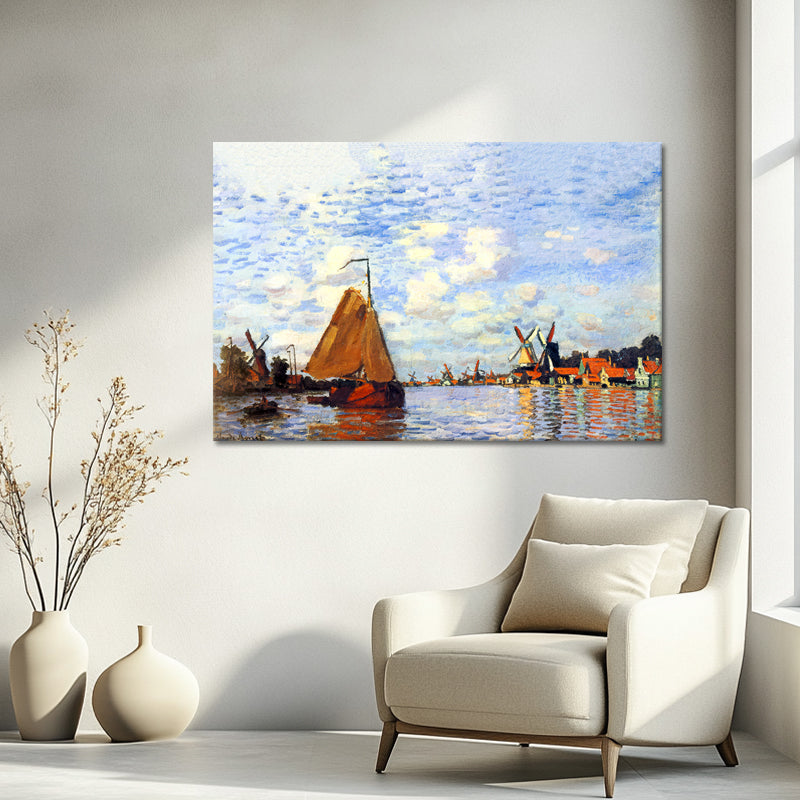 Die Zaan bei Zaandam - Monet