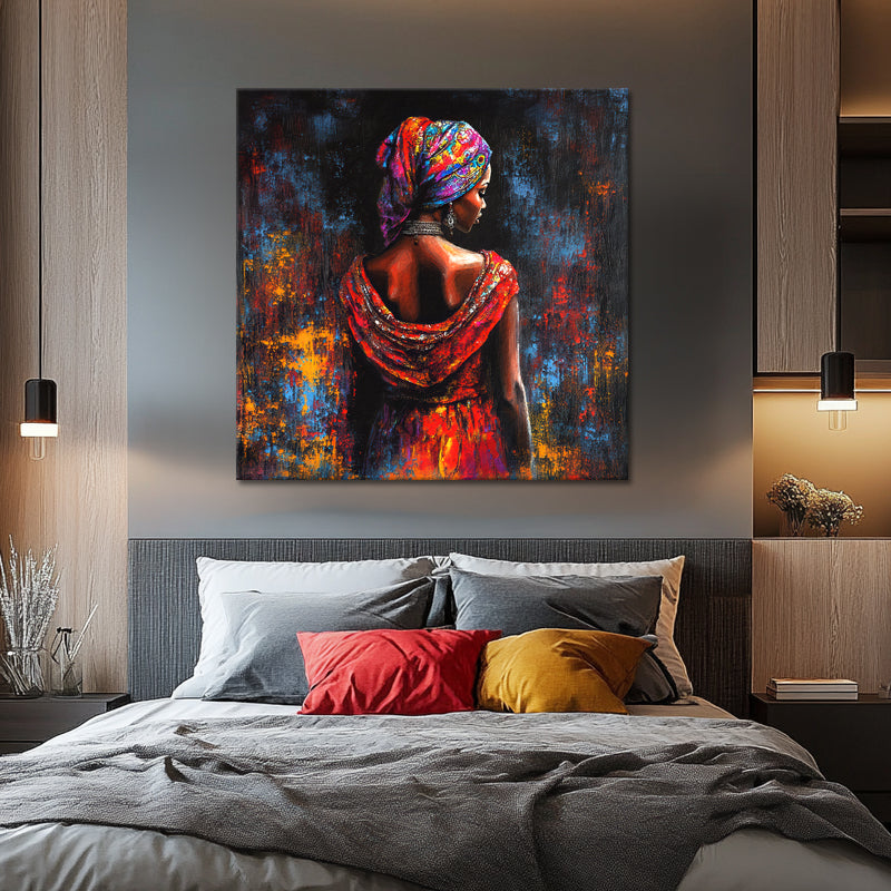 Afrikanische Frau mit Turban II