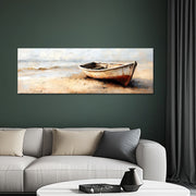 Boot op het strand