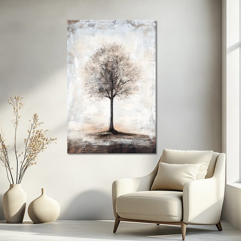 Een boom schilderij