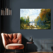 The Banks of The Seine in Autumn - Monet