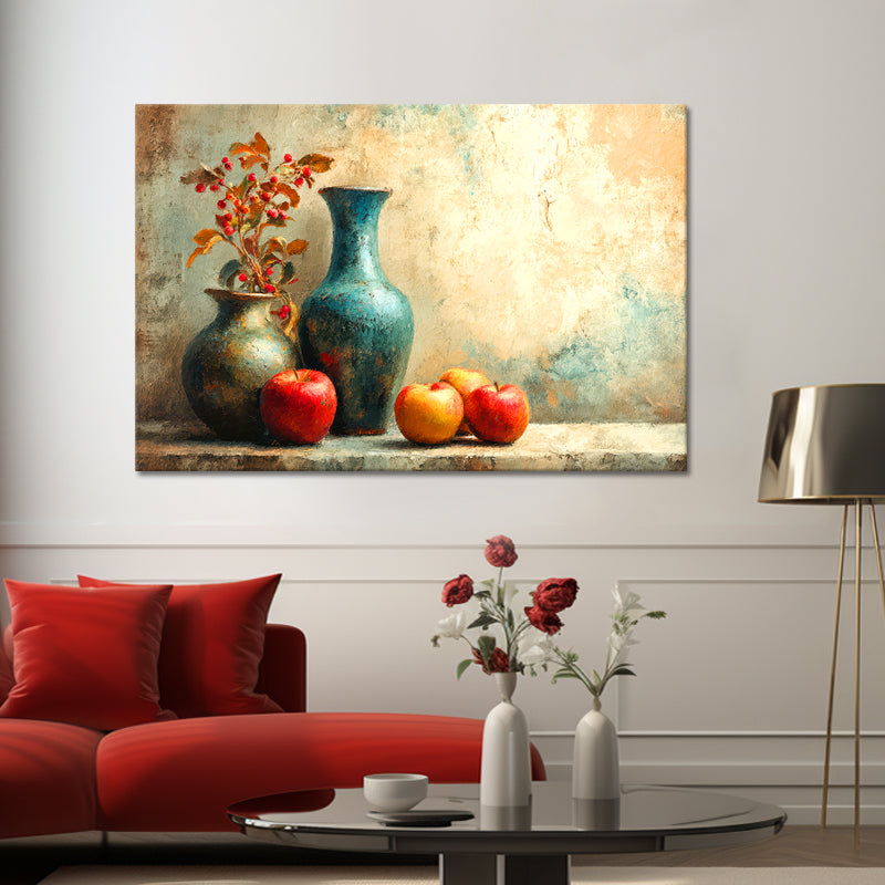 Vasen und Obst
