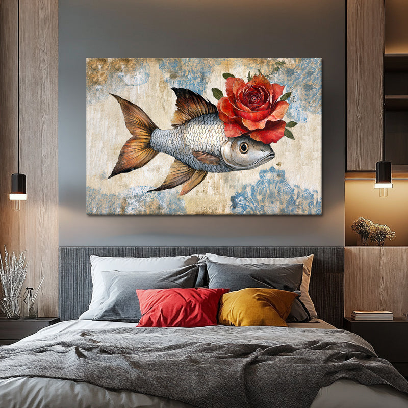 Fisch mit Rose III