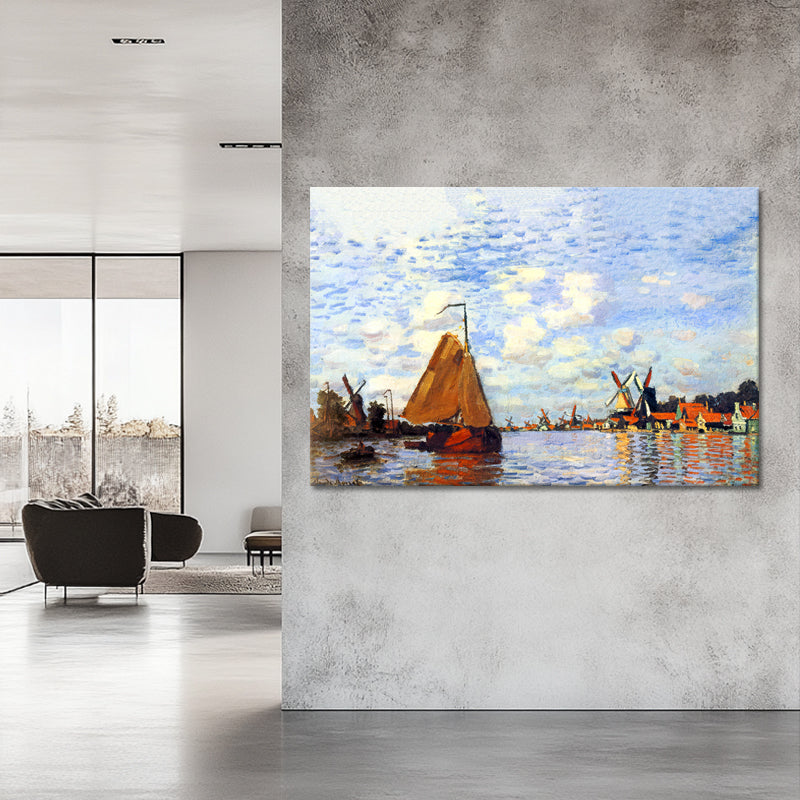 Die Zaan bei Zaandam - Monet