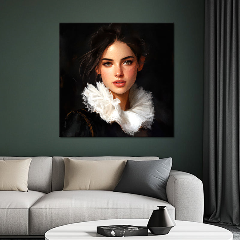 Gemälde Elegante Frau
