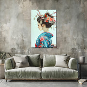 Frau in Kimono Kunst