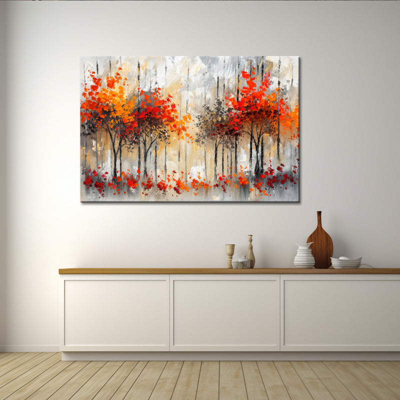Bomen modern schilderij
