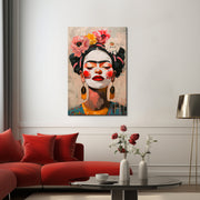 Porträt Frida Kahlo Kunst