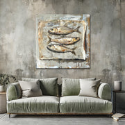 Gemälde 3 Fische