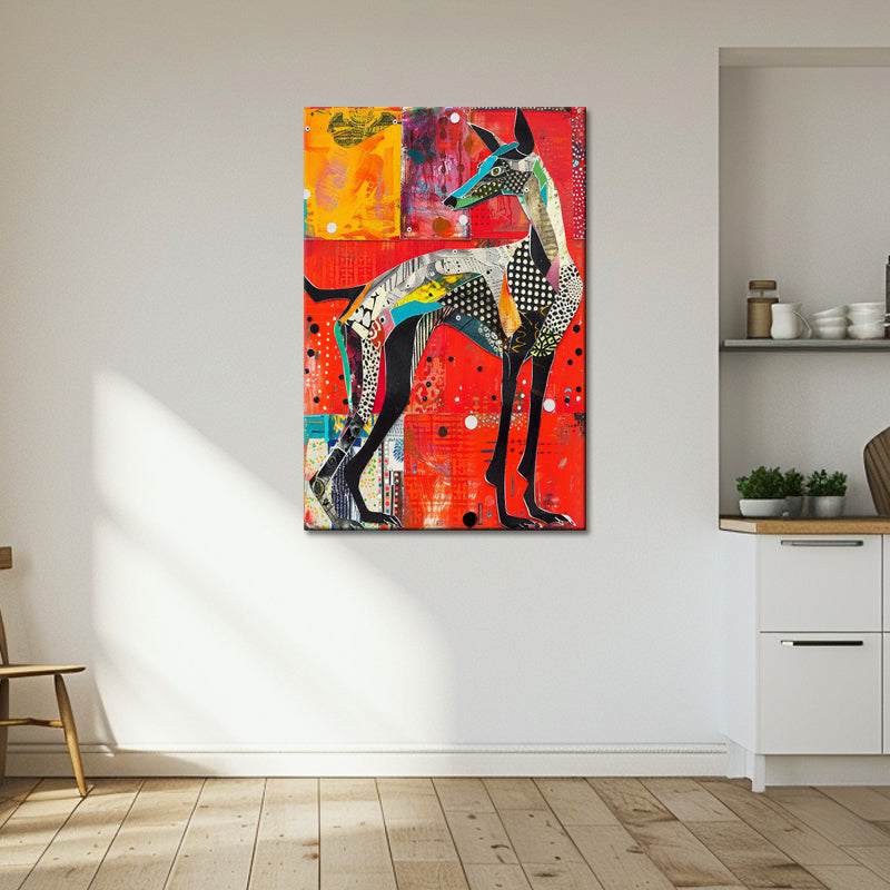 Hund Kubismus Kunst