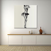 Schilderij dame