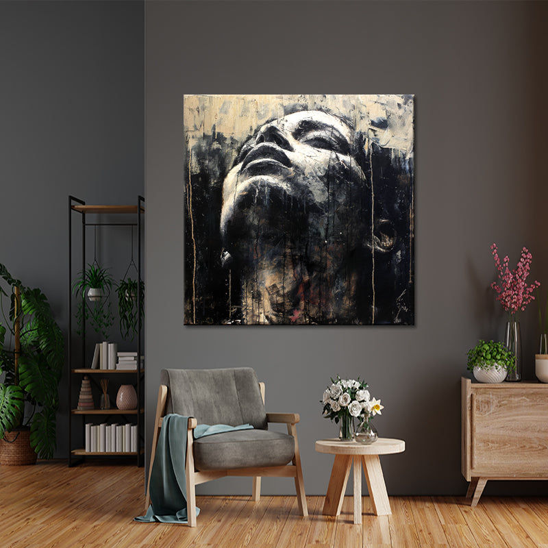 Schilderij vrouw in art
