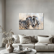 Gemälde Zwei Zebras