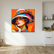 Frau mit Hut I