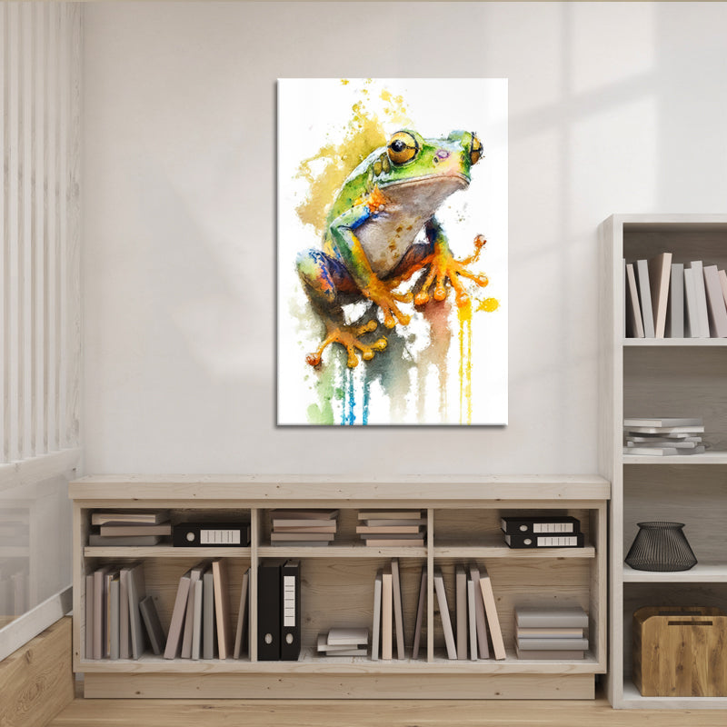 Fröhlicher Frosch