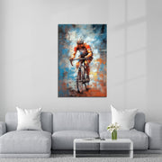 De Fietser schilderij
