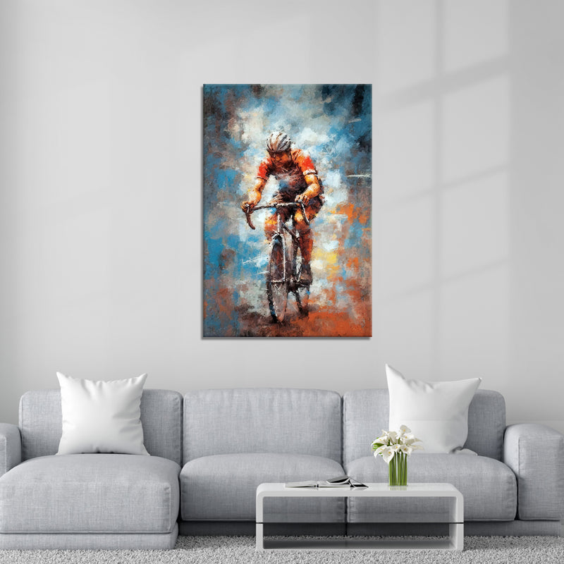 De Fietser schilderij