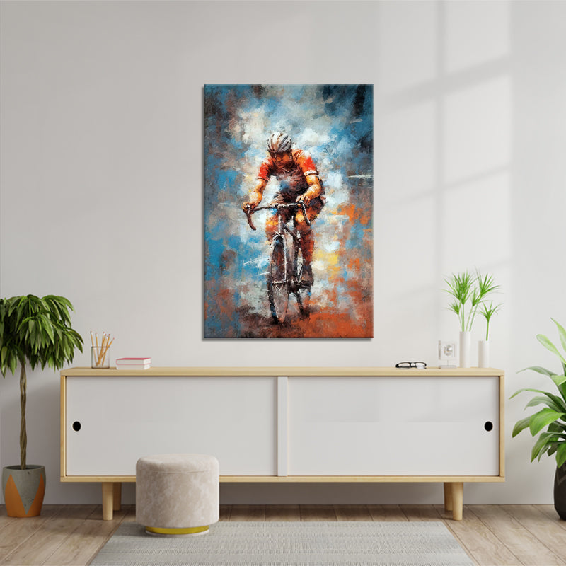 De Fietser schilderij