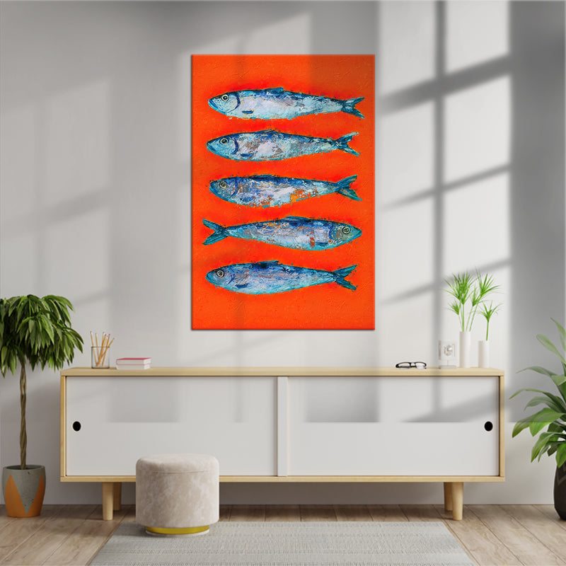 Vissen schilderij