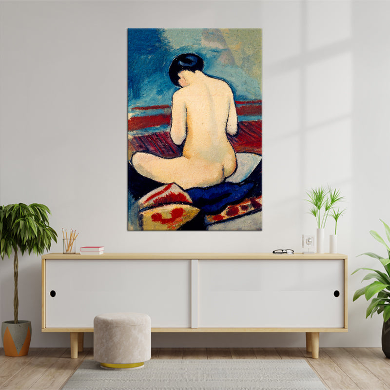 Sitting Nude with Pillow - Henri Matisse