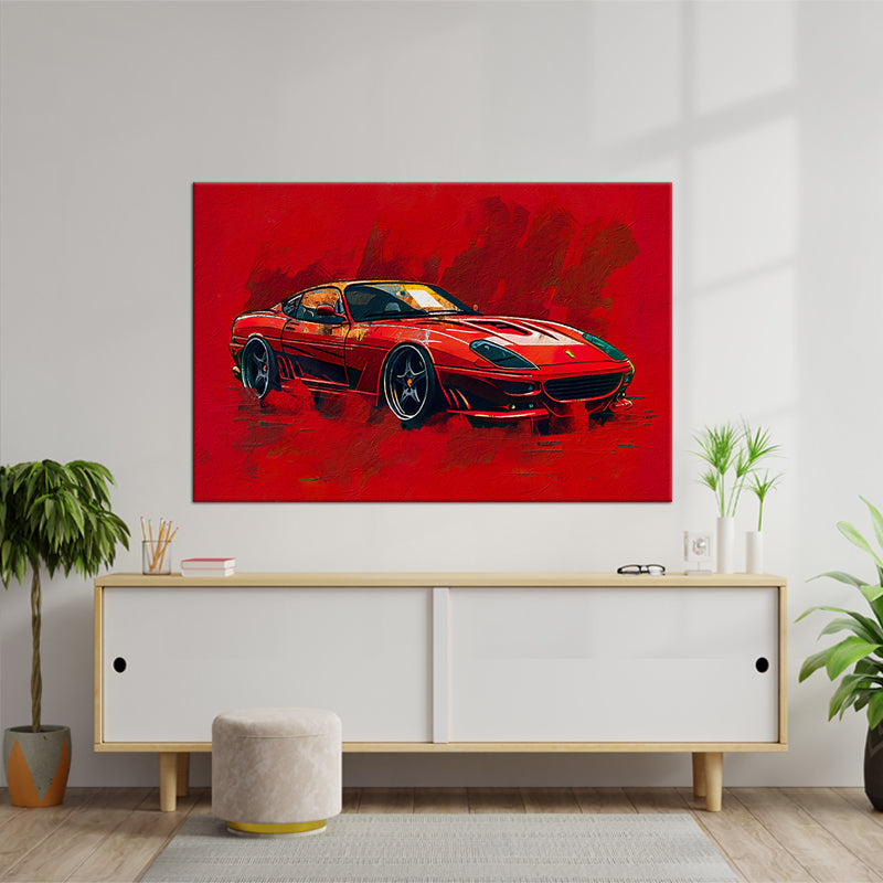 Ferrari-Gemälde gemischt