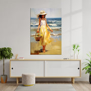 Lady on the beach