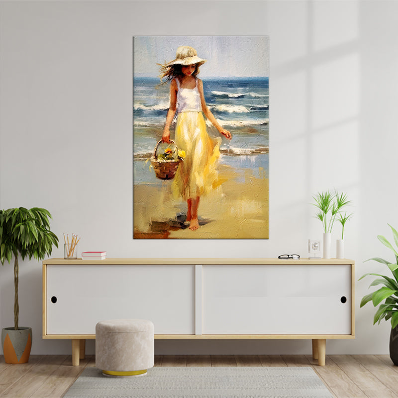 Lady on the beach
