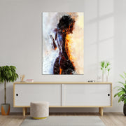 Naked woman schilderij