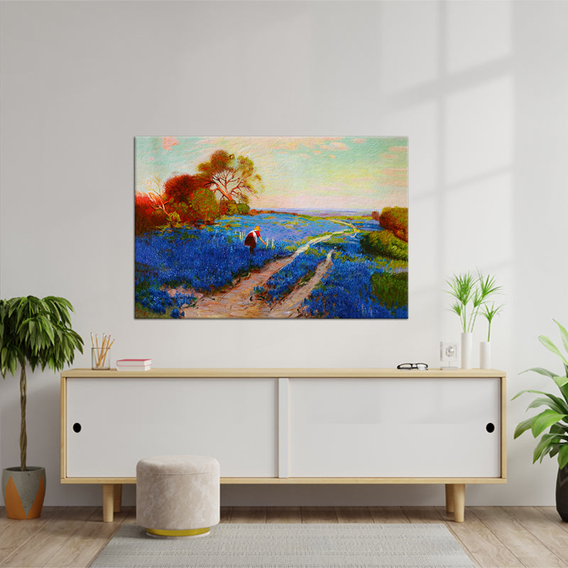 Bluebonnet Scène met een meisje - Julian Onderdonk