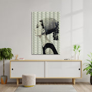 Audrey Hepburn zwart wit grijs